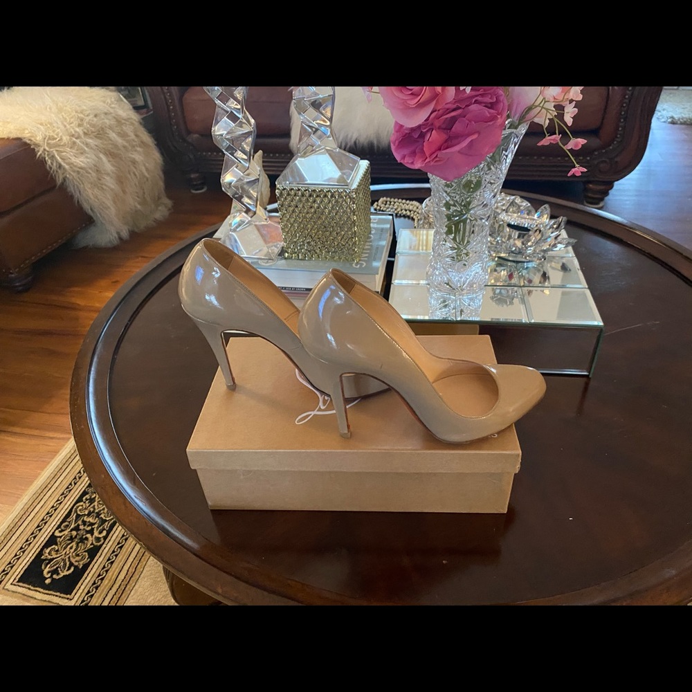 Christian Louboutin Kate 100 size 39 Nude color - Picture 4 of 5